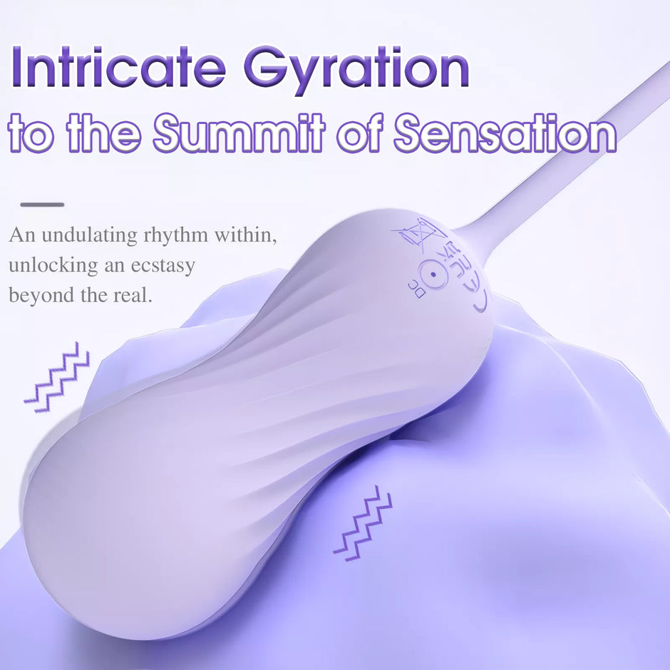 XUNAN Wireless Remote Control Twisting Vibrator Egg for Women