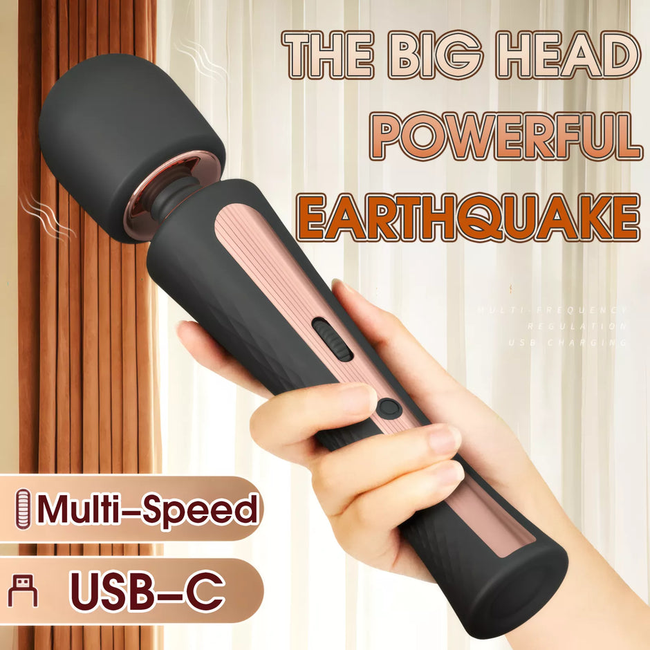 XUNAN Rechargeable Multi-Speed AV Vibrator Wand for Women