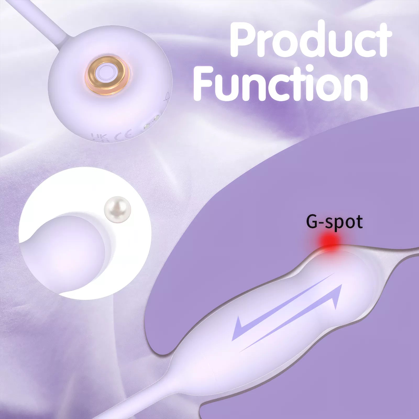 XUNAN Heating Thrusting Vibrator for Women