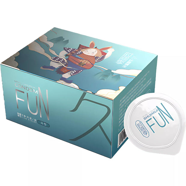 XUNAN Hyaluronic Acid Moist Ultra-Thin Textured Condoms
