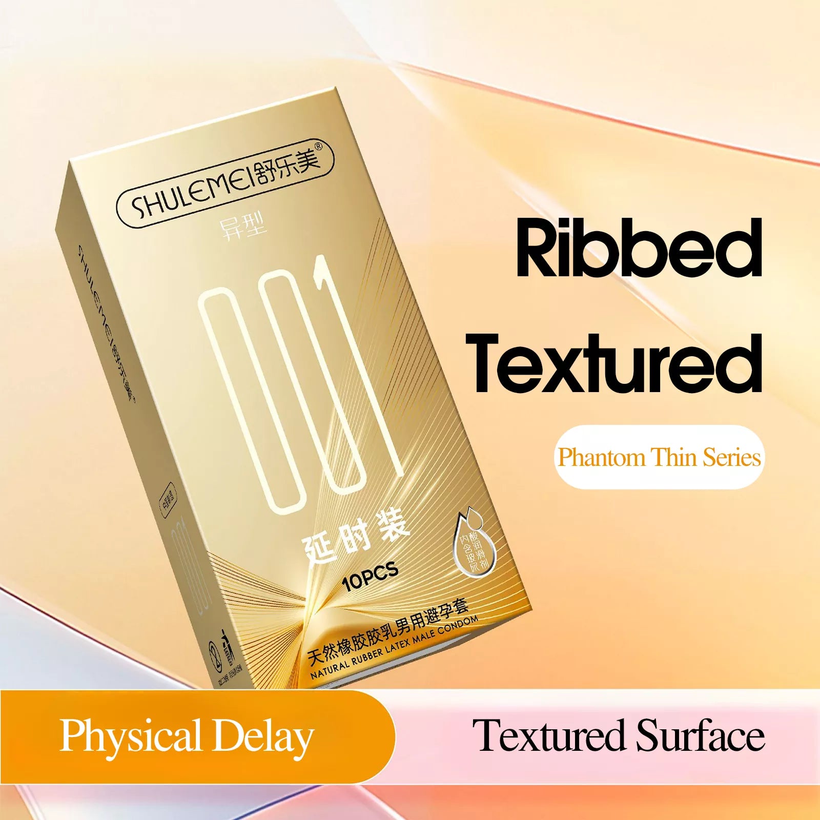 XUNAN Hyaluronic Acid 001 Ultra-Thin Delay Condoms