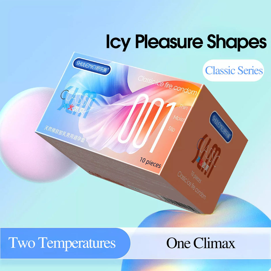 XUNAN Hyaluronic Acid 001 Textured Delay Condoms