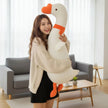 XUNAN Plush Kachoo Duck Pillow with Hidden Telescopic Dildo & Remote Control