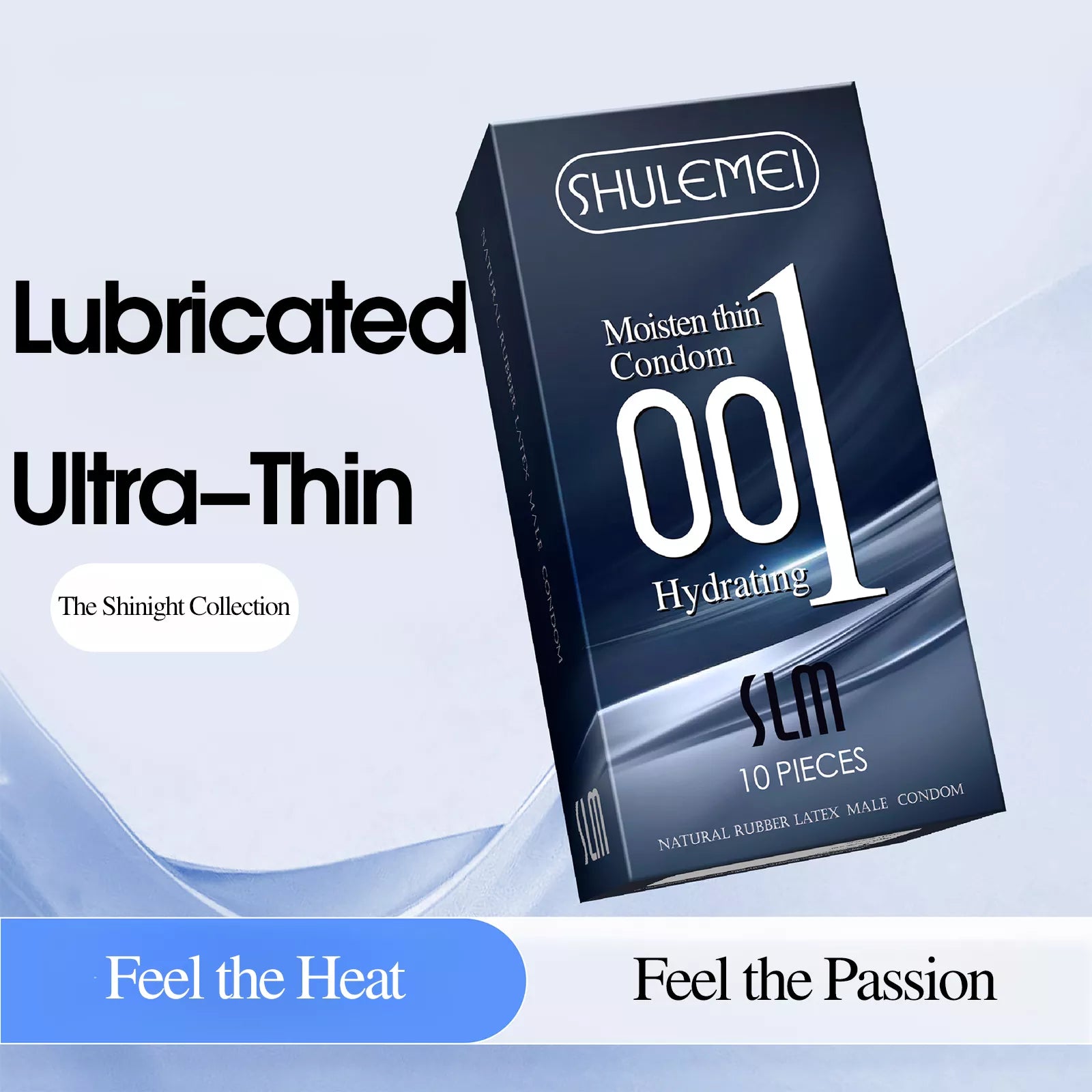 XUNAN Hyaluronic Acid 001 Textured Delay Condoms