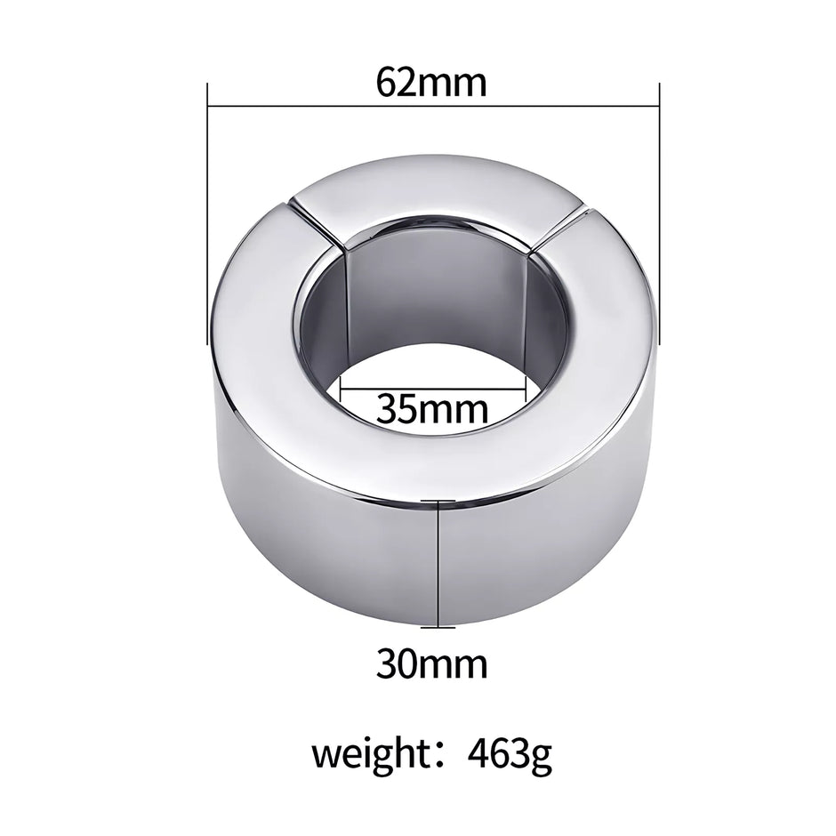XUNAN Stainless Steel Scrotum Weight Ring for Men