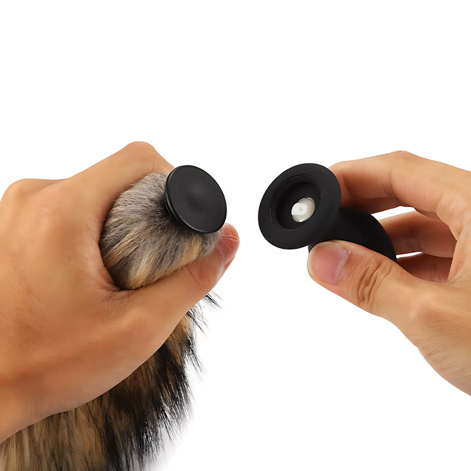 XUNAN Silicone Vibrating Tail Anal Plug for Women