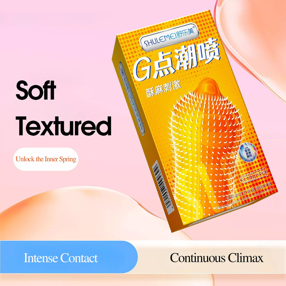 XUNAN G-Spot Intense Textured Condoms with Hyaluronic Acid