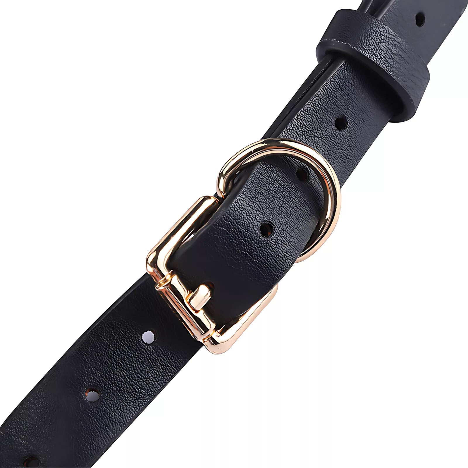 XUNAN Leather Chain Leg and Waist Restraint Harness