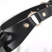 XUNAN Leather Bow Bell Collar Restraint Neck Choker