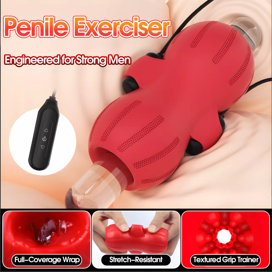 XUNAN Dual Channel Thrusting Masturbator with Dual Motors