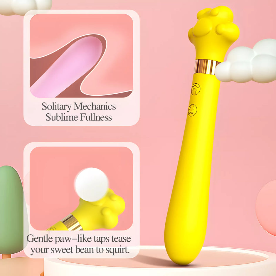 XUNAN Cat Paw C-Spot Vibrator with Tapping & Vibration