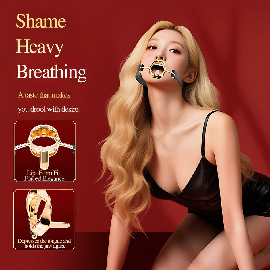 XUNAN Metal Mouth Gag Tongue Press Restraint