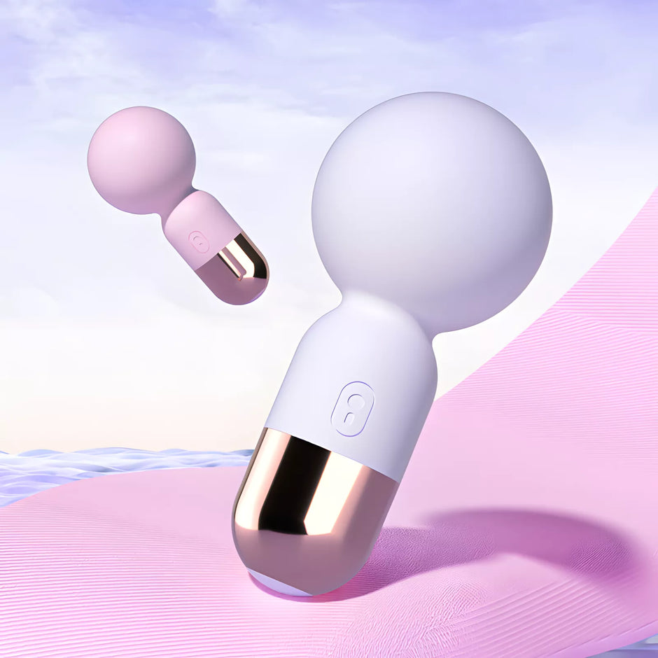 XUNAN Mini AV Vibrating Massage Wand for Women