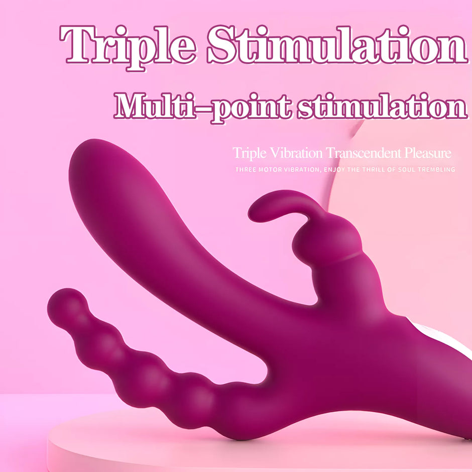 XUNAN Triple Stimulation Swing Vibrator for Women