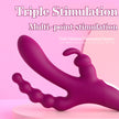 XUNAN Triple Stimulation Swing Vibrator for Women