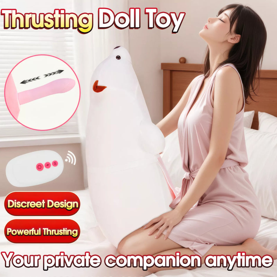 XUNAN Inflatable Love Pillow with Realistic Dildo for Women
