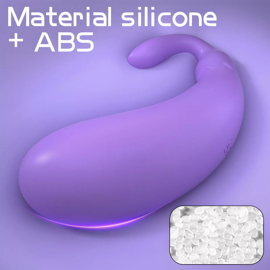 XUNAN Remote Control Purple Eggplant G-Spot Panty Vibrator