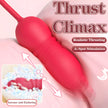 XUNAN Rose Licking Vibrator with Automatic Thrusting & Vibration
