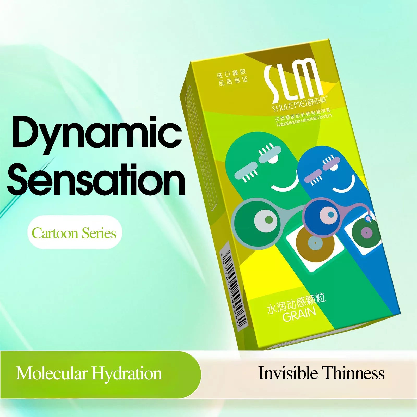 XUNAN Cartoon Series Ultra-Thin Textured Condoms