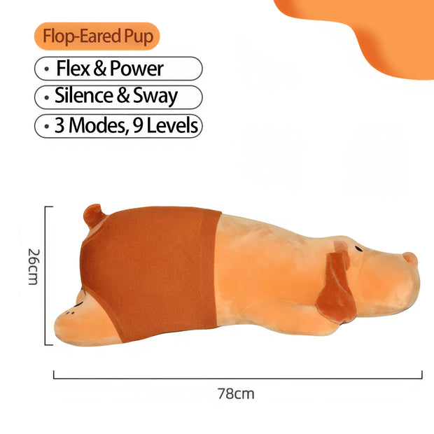 XUNAN Mini Automatic Telescopic Dildo Plush Toy for Women