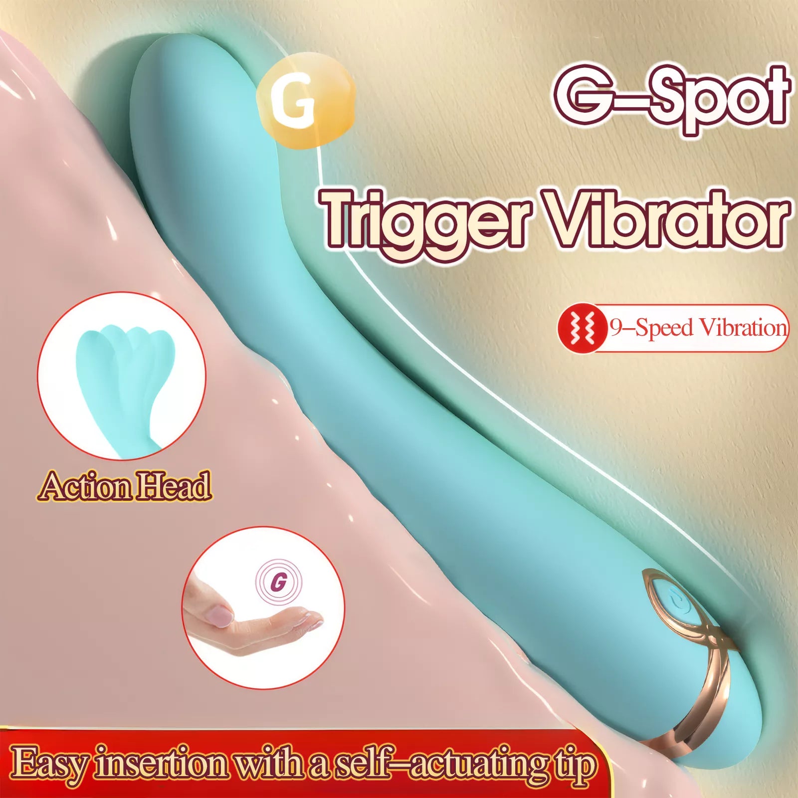 XUNAN Waterproof G-Spot Vibrator for Women