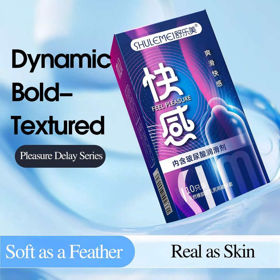 XUNAN Hyaluronic Acid Pleasure Delay Series Condoms