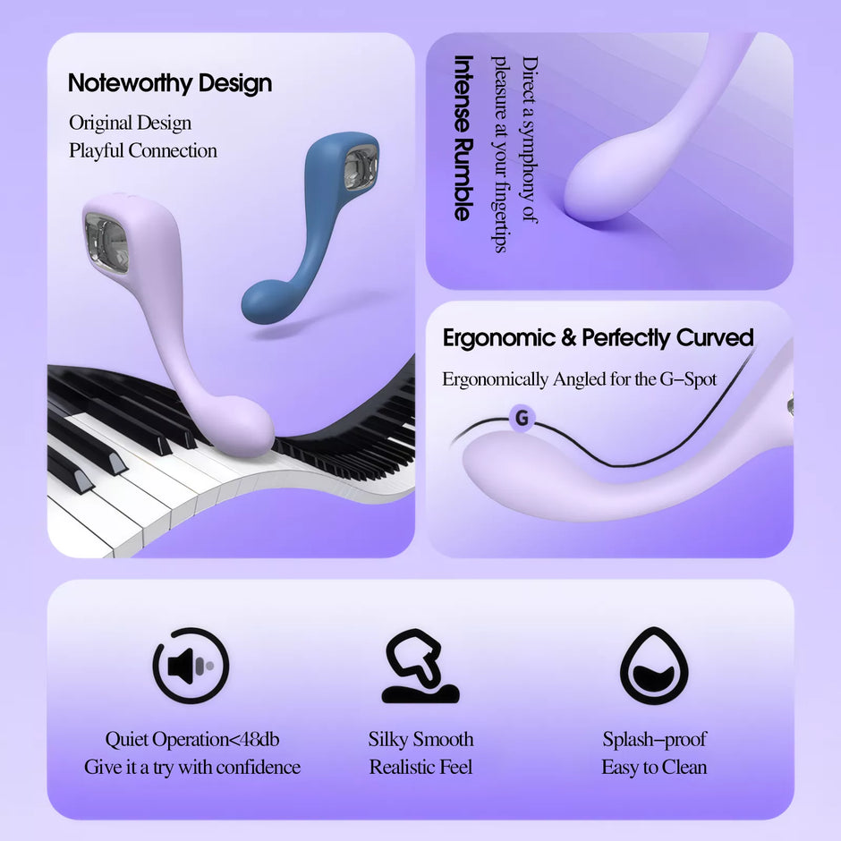 XUNAN Silent Powerful Vibrating Dildo for Women