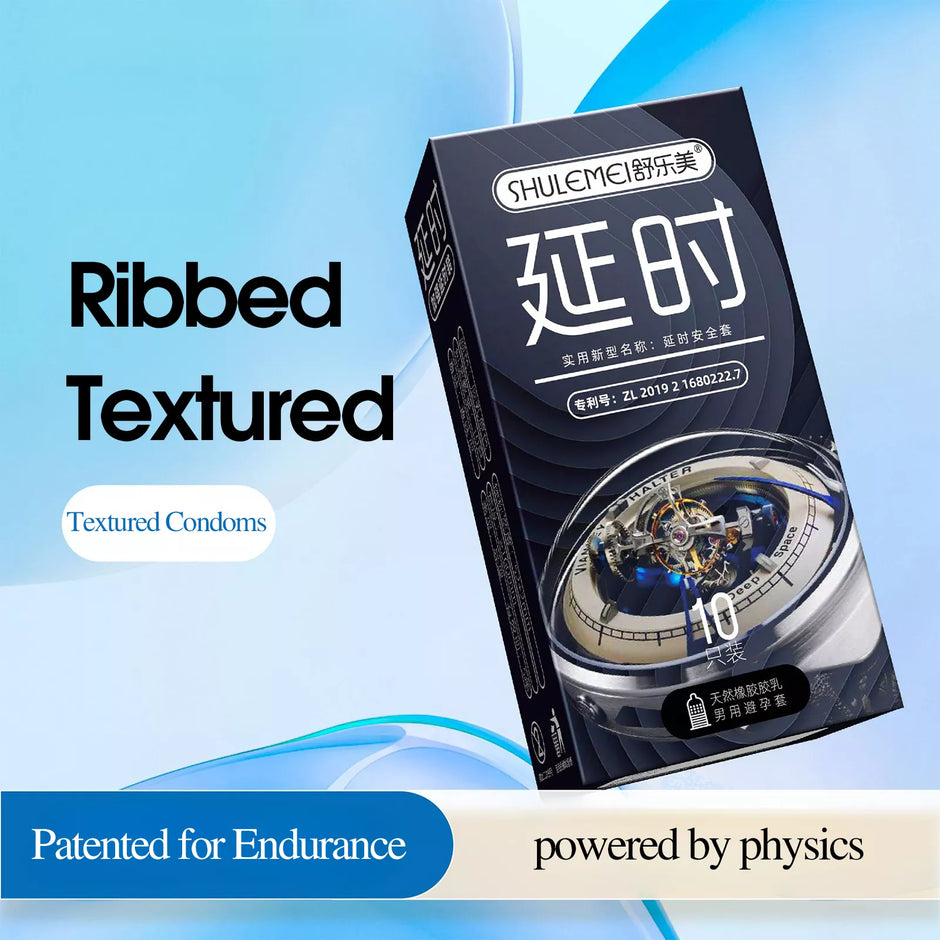XUNAN Hyaluronic Acid Delay Spiked Textured Condoms