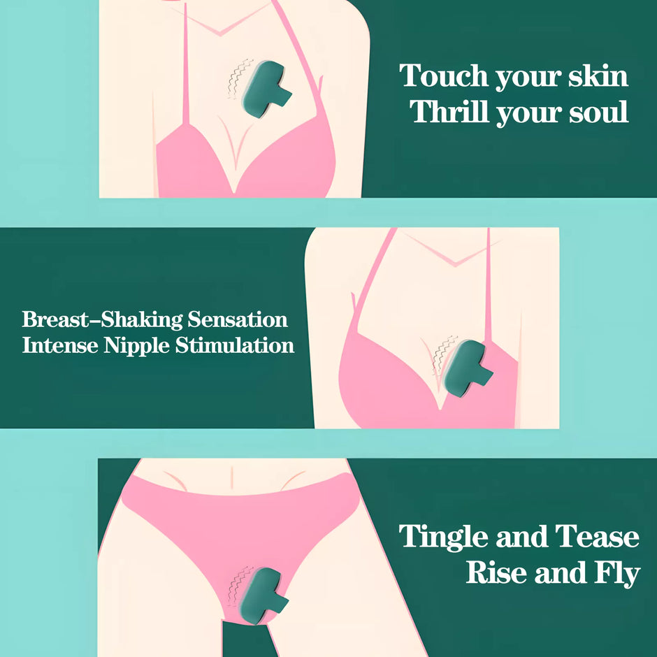 XUNAN Mini Finger Wearable Vibrator for Clitoral & Nipple Play