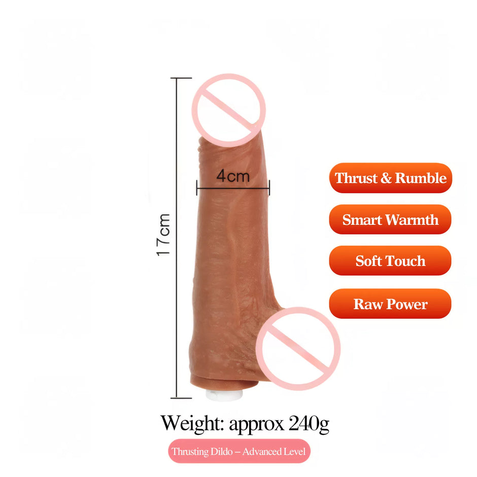 XUNAN Inflatable Love Pillow with Realistic Dildo for Women