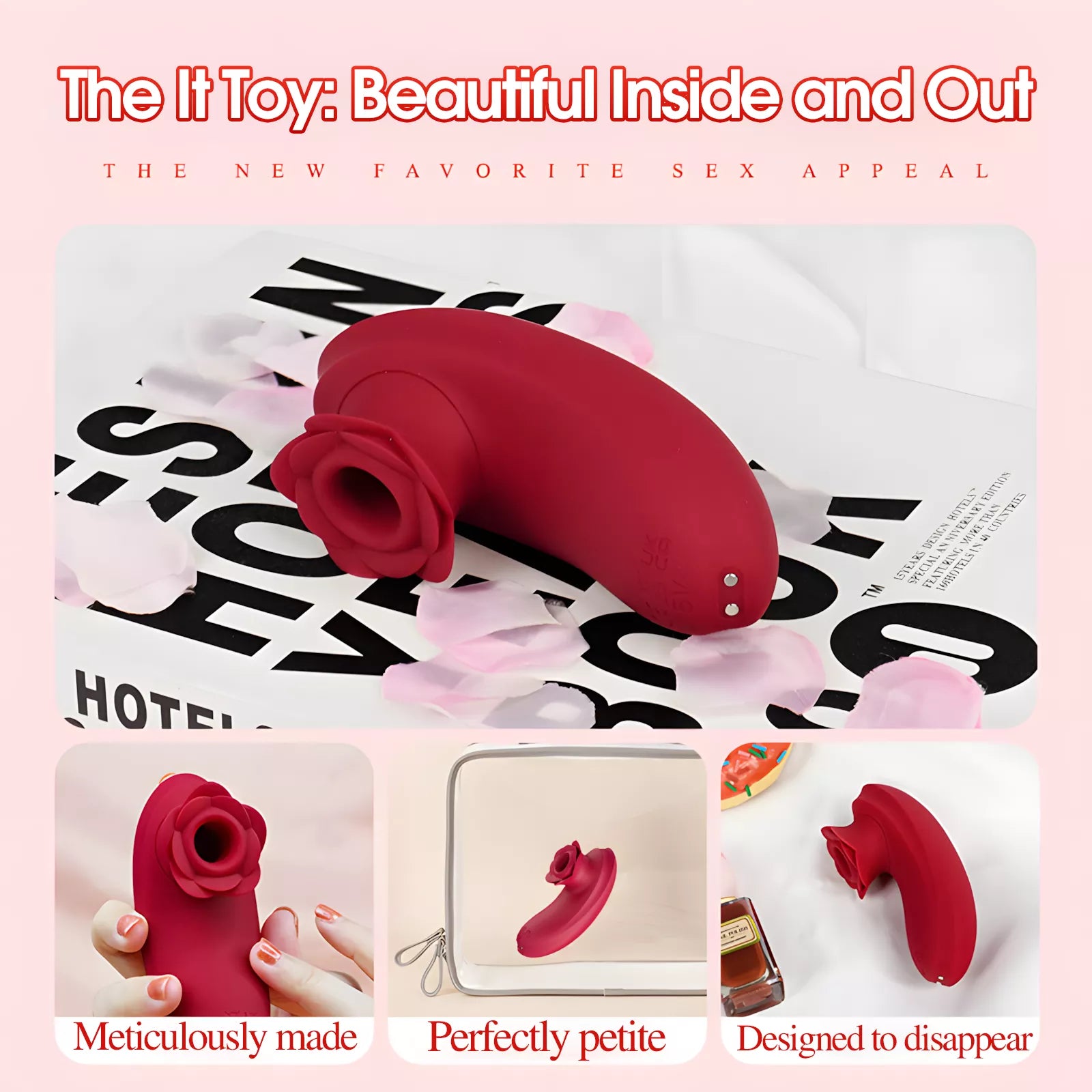XUNAN Clitoral & Nipple Suction Vibrator for Women