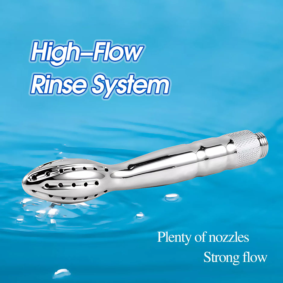 XUNAN Stainless Steel Enema Cleaning Nozzle