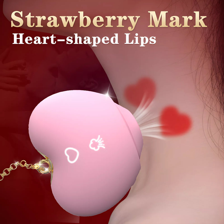 XUNAN Strawberry Sucking & Licking Vibrator for Women