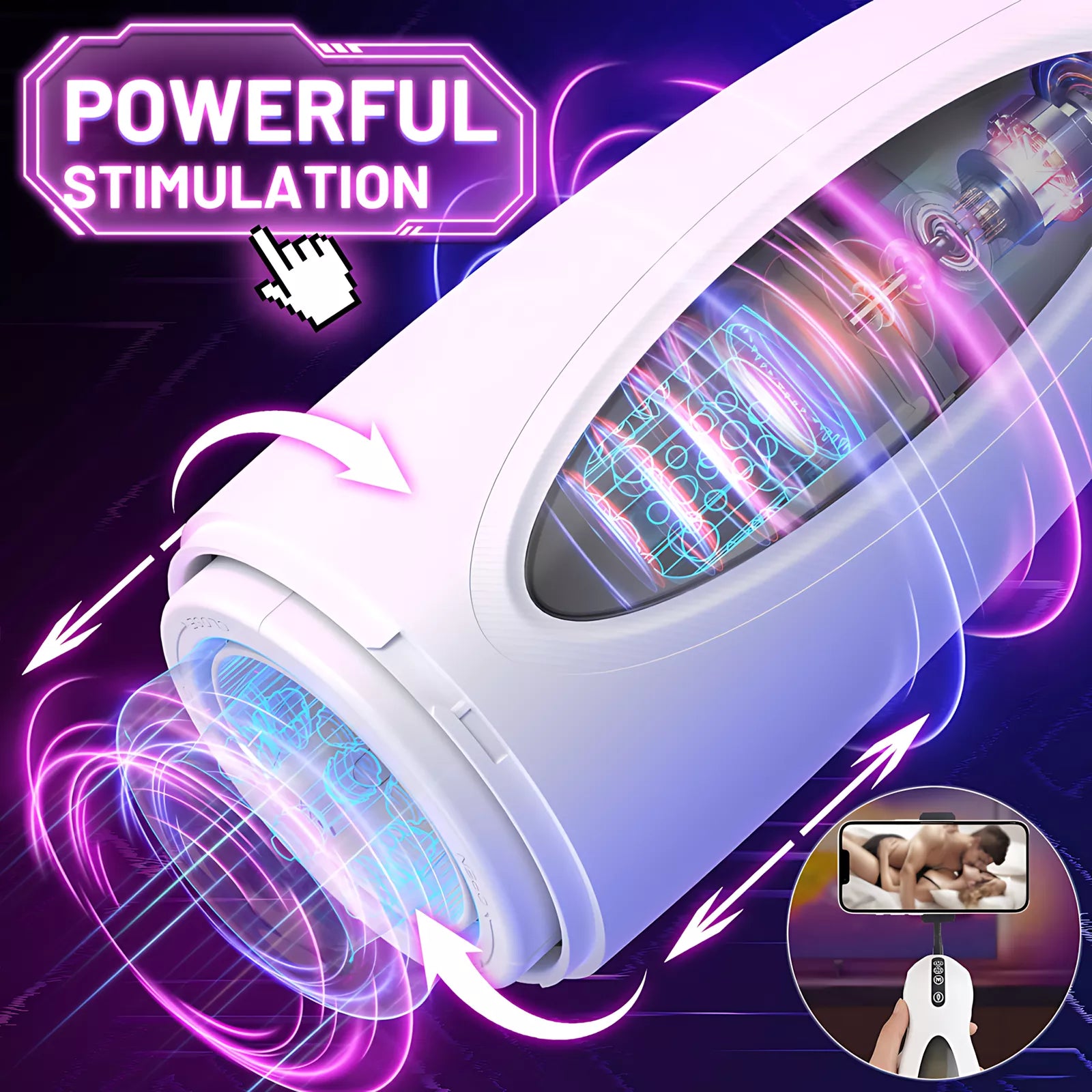 XUNAN Automatic Thrusting Male Masturbator