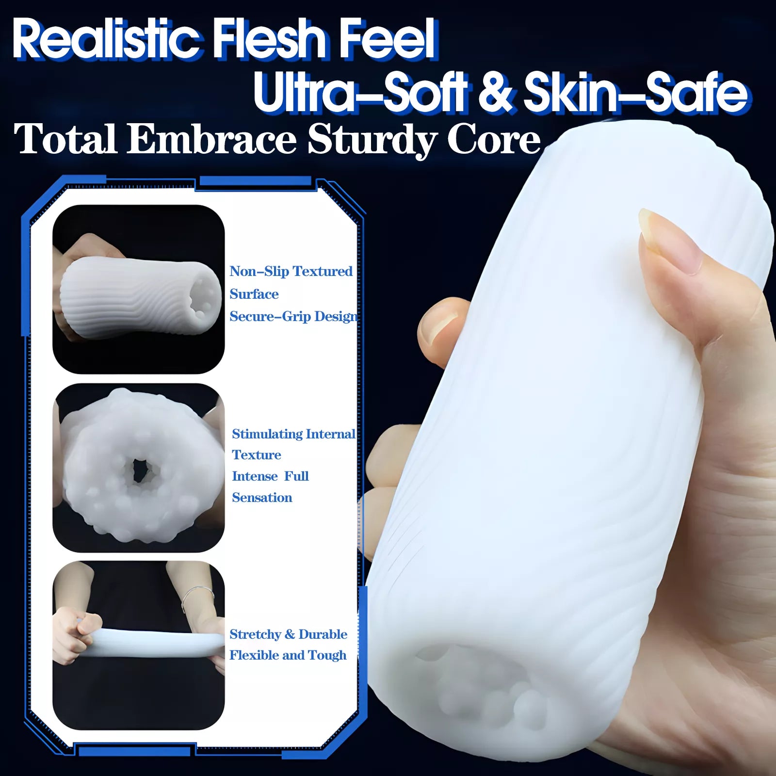 XUNAN Heated Masturbation Cup for Men