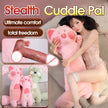 XUNAN Plush Meow Doll Pillow with Vibrating Wand for Women