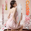XUNAN Inflatable Love Pillow with Realistic Dildo for Women