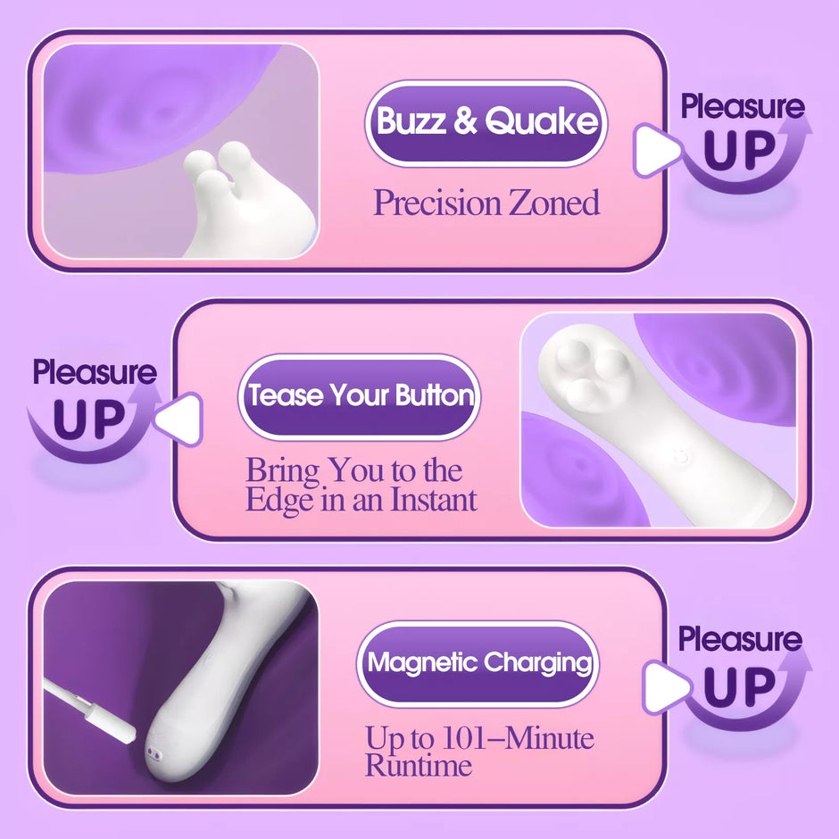 XUNAN Soft Kneading Vibrator AV Massage Wand for Women