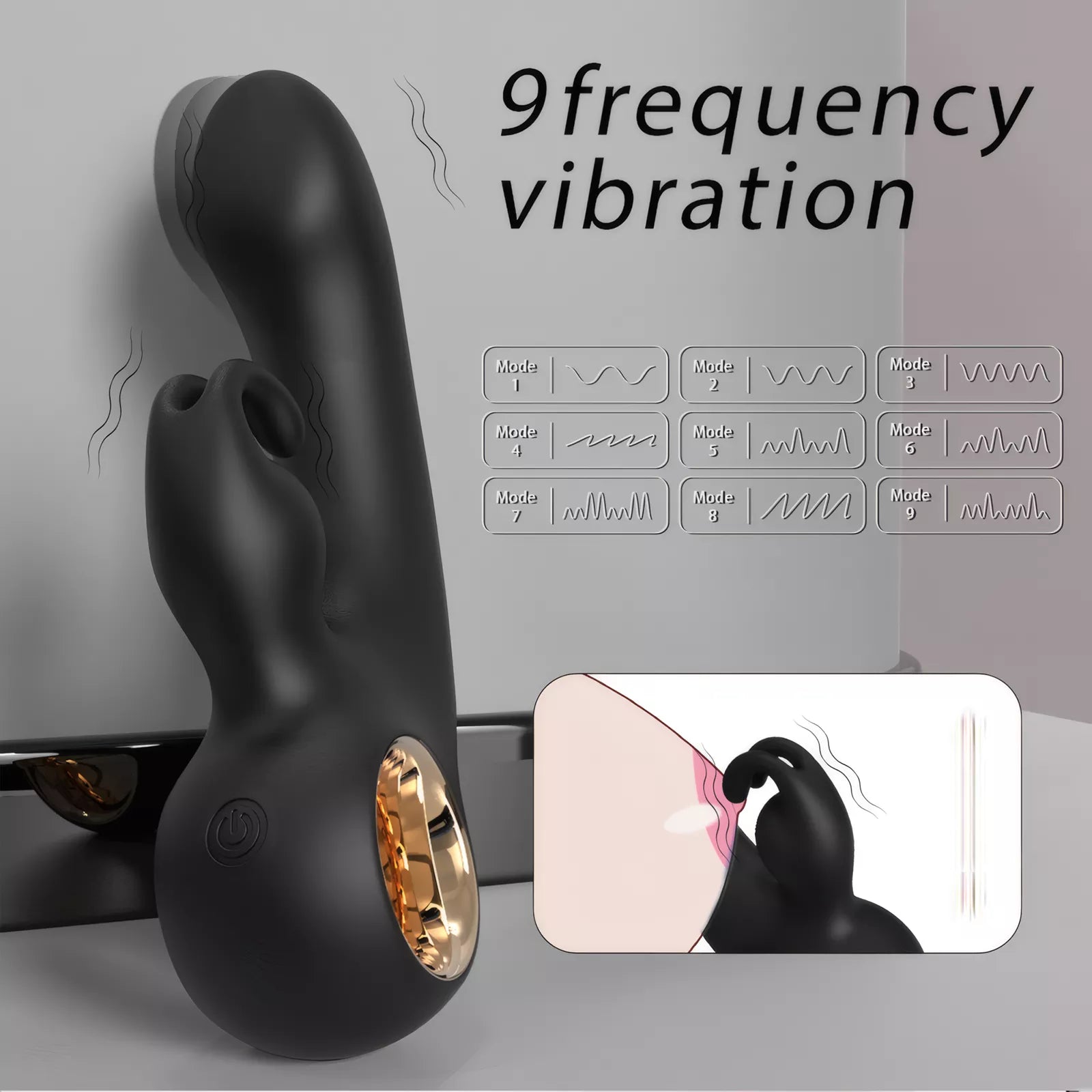 XUNAN Mini Rabbit AV Vibrator for Women