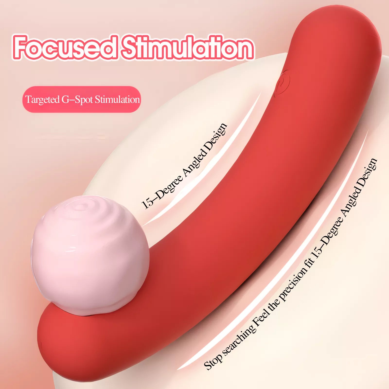 XUNAN Sausage-Style Vibrating Dildo for Women