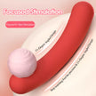 XUNAN Sausage-Style Vibrating Dildo for Women