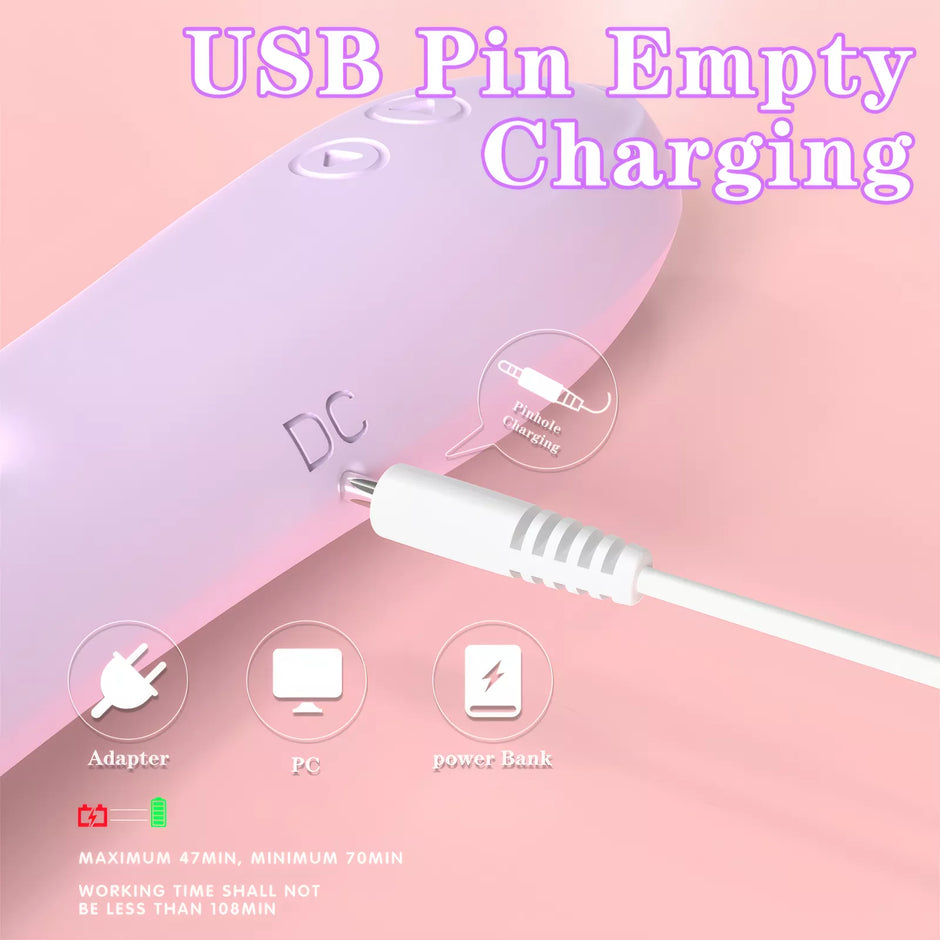 XUNAN Foldable Flapping 360° Couple Vibrator