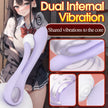 XUNAN Clamping Vibrator Wand for Women