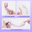 XUNAN Silent Powerful Vibrating Dildo for Women