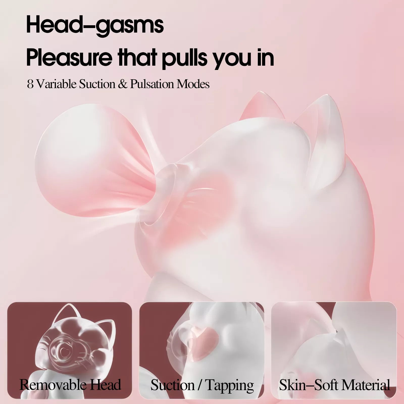 XUNAN Cat Paw Sucking & Vibrating Egg for Women