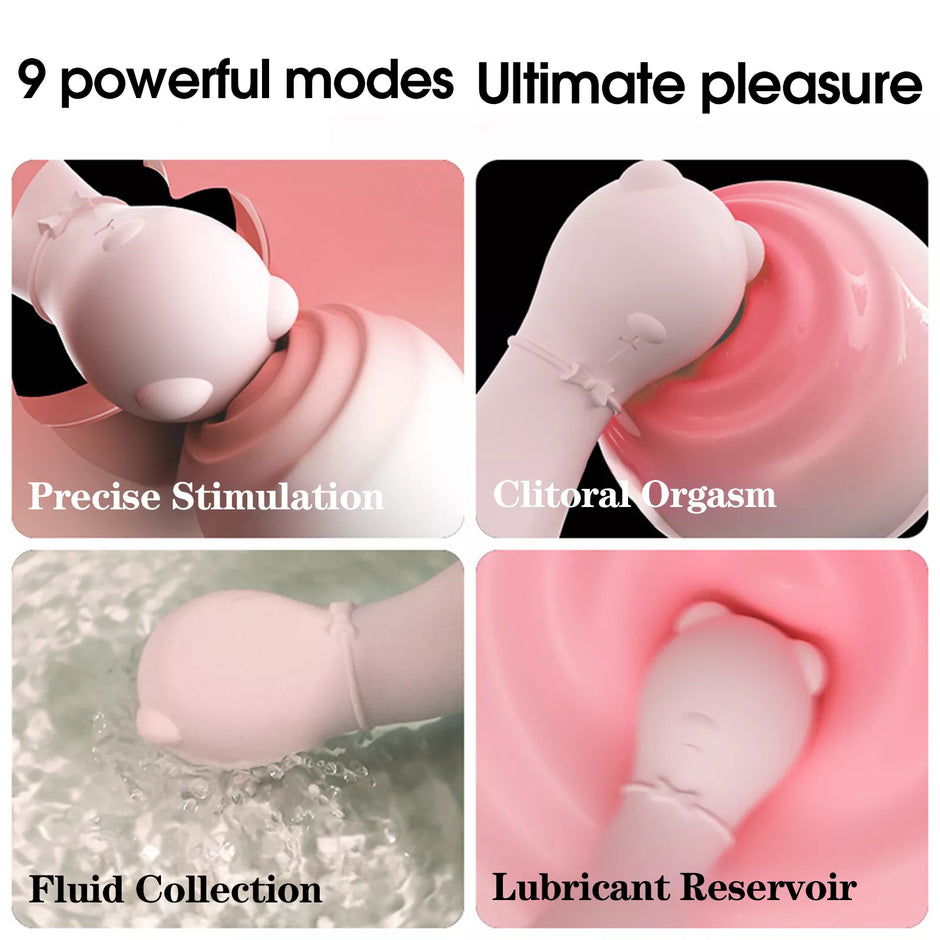 XUNAN High-Frequency Vibrator for Women – Powerful Silicone + ABS Clitoral & G-Spot Stimulator, Intense Pleasure Adult Toy