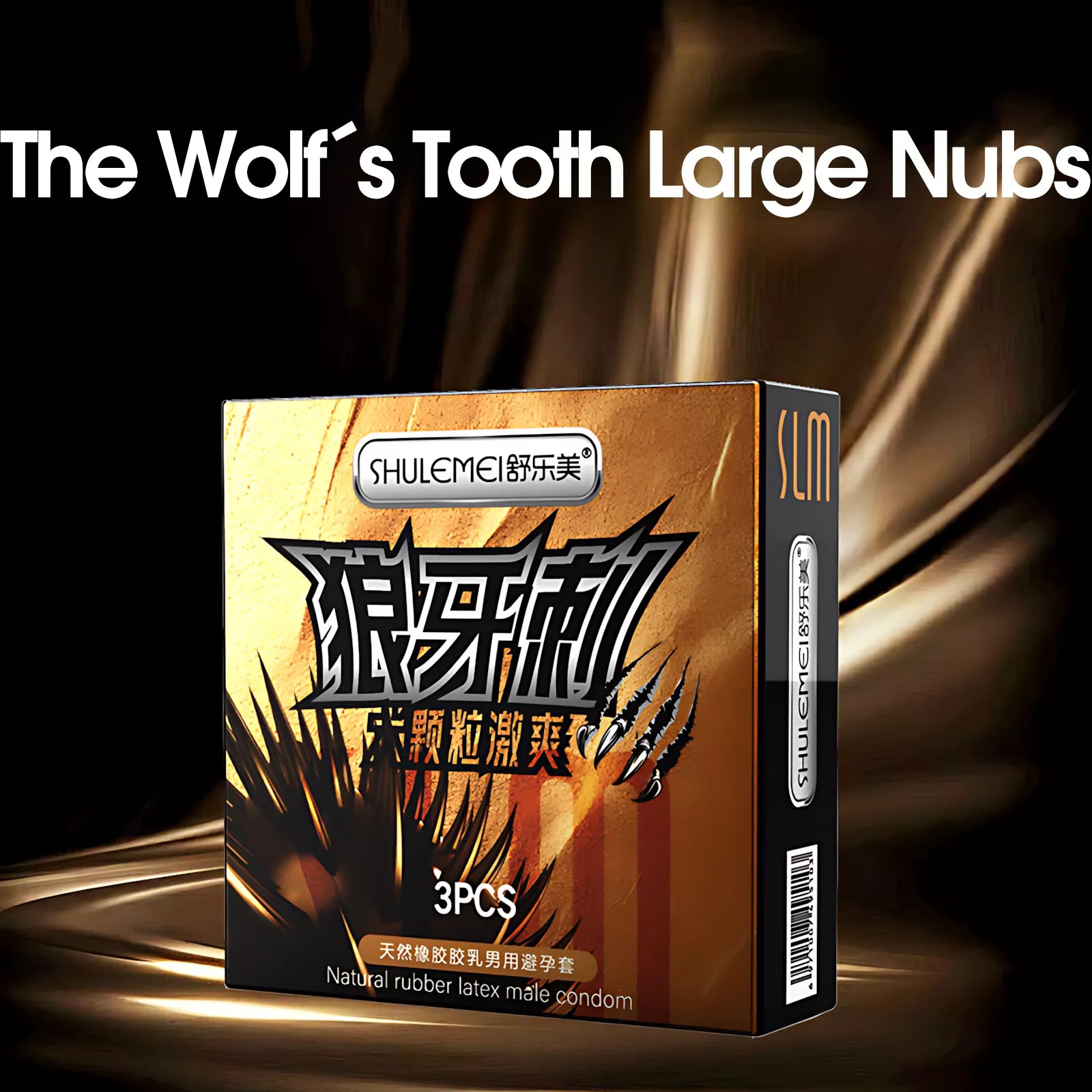 XUNAN Hyaluronic Acid Cat Tongue Textured Condoms