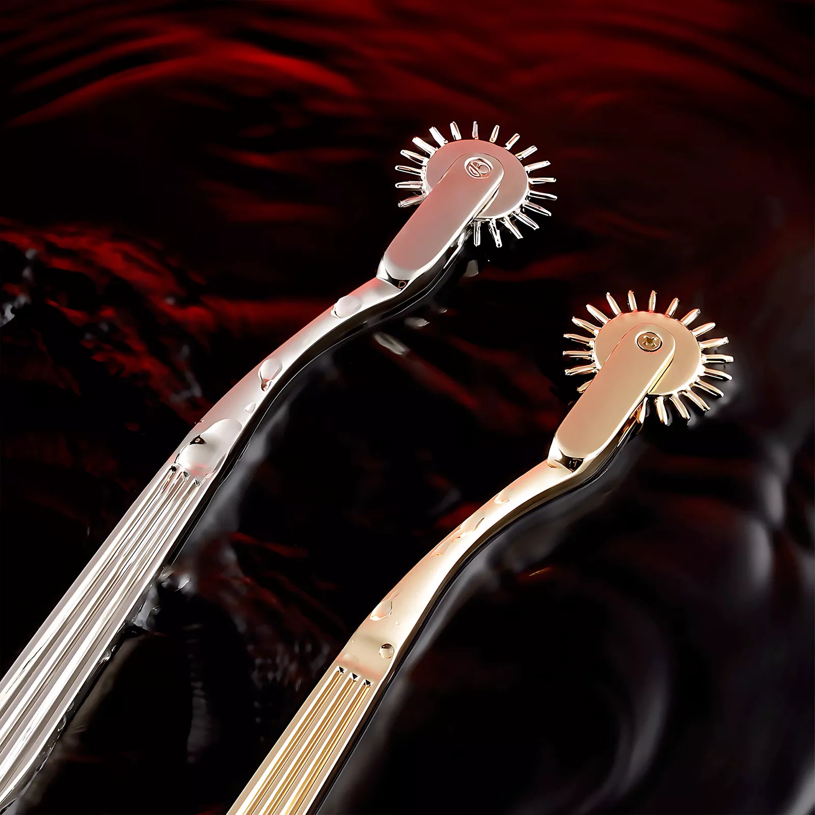 XUNAN Stainless Steel Wartenberg Wheel Teasing Stick