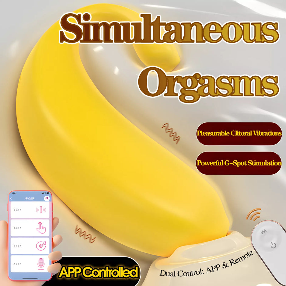 XUNAN APP Controlled Wearable Vibrator for Dual Stimulation