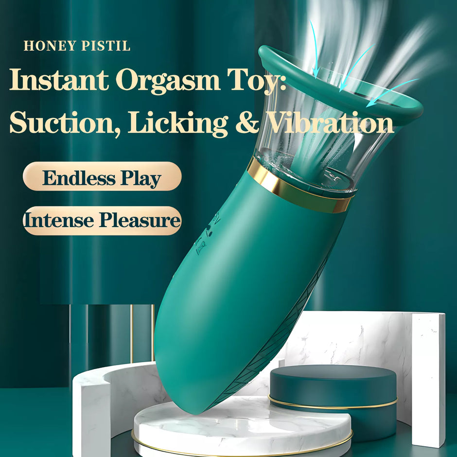 XUNAN Licking Vibrator & Breast Suction Massager for Women